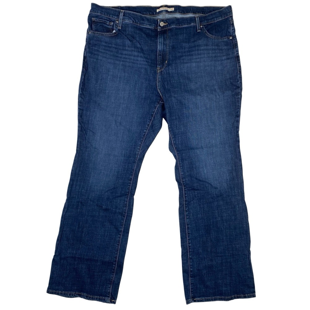 Levis 725 High Rise Bootcut Jeans Womens 24W plus Stretch Denim Americana